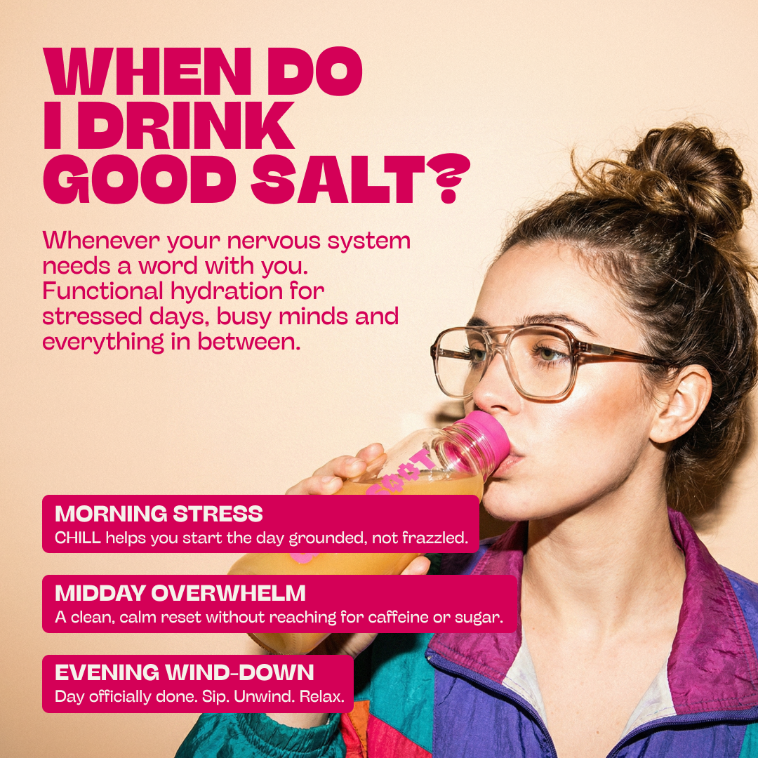 Women Drinking Electrolytes | GoodSalt™