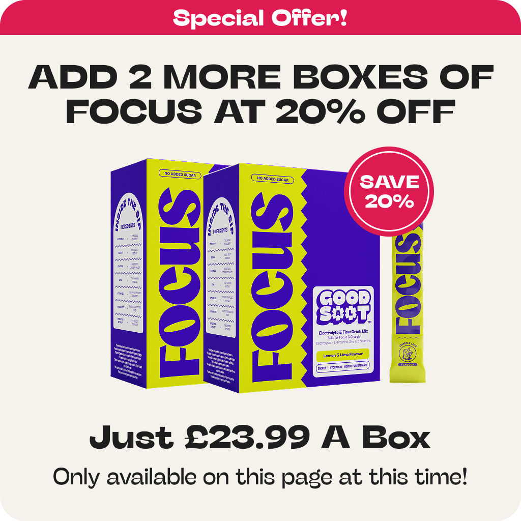 ADD 2 BOXES OF FOCUS WITH 20% OFF!